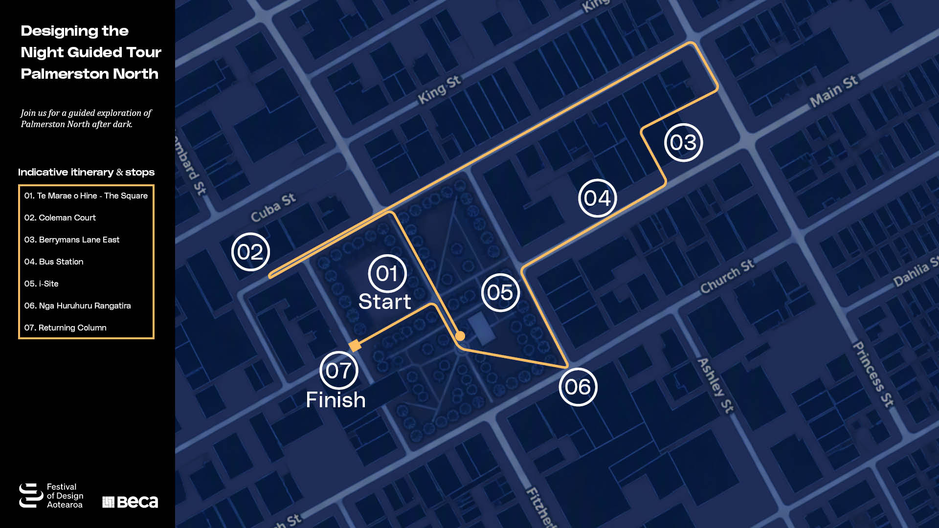 Palmerston North Map