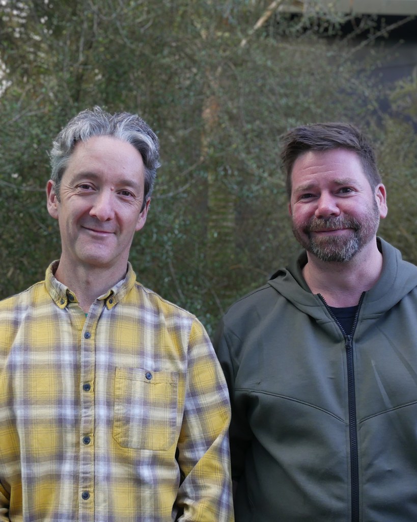 Photo of Andrew Irving and Dr Tony Stumbo